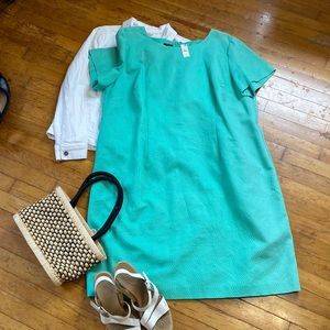 Talbots plus sized dress mint Green